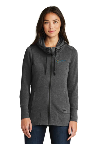 New Era® Ladies Tri-Blend Fleece Full-Zip Hoodie LNEA511