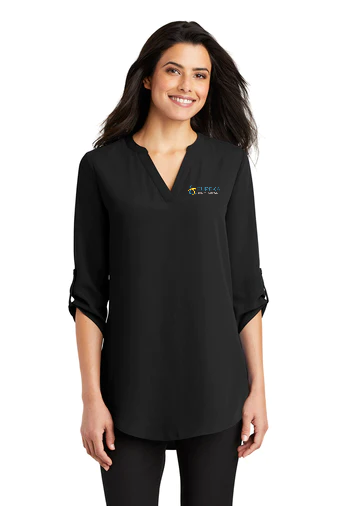 Port Authority ® Ladies 3/4-Sleeve Tunic Blouse LW701