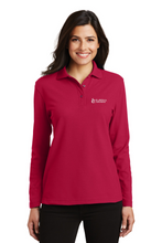 Load image into Gallery viewer, Port Authority® Ladies  Silk Touch™ Long Sleeve Polo.  L500LS
